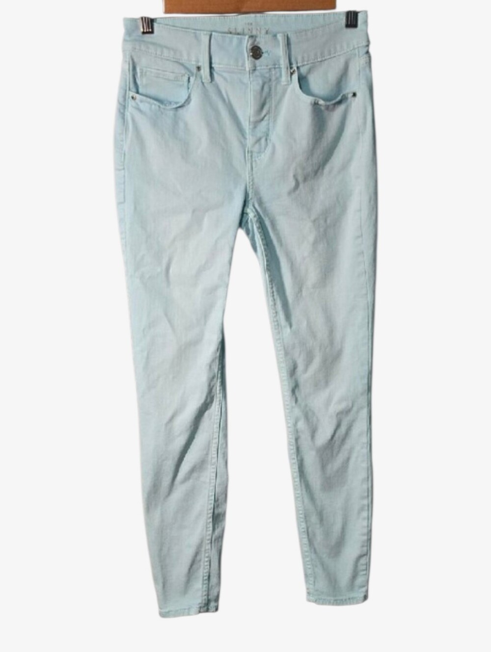White House Black Market Jeans Women's Size 00 Light Blue Cropped Skinny Crop